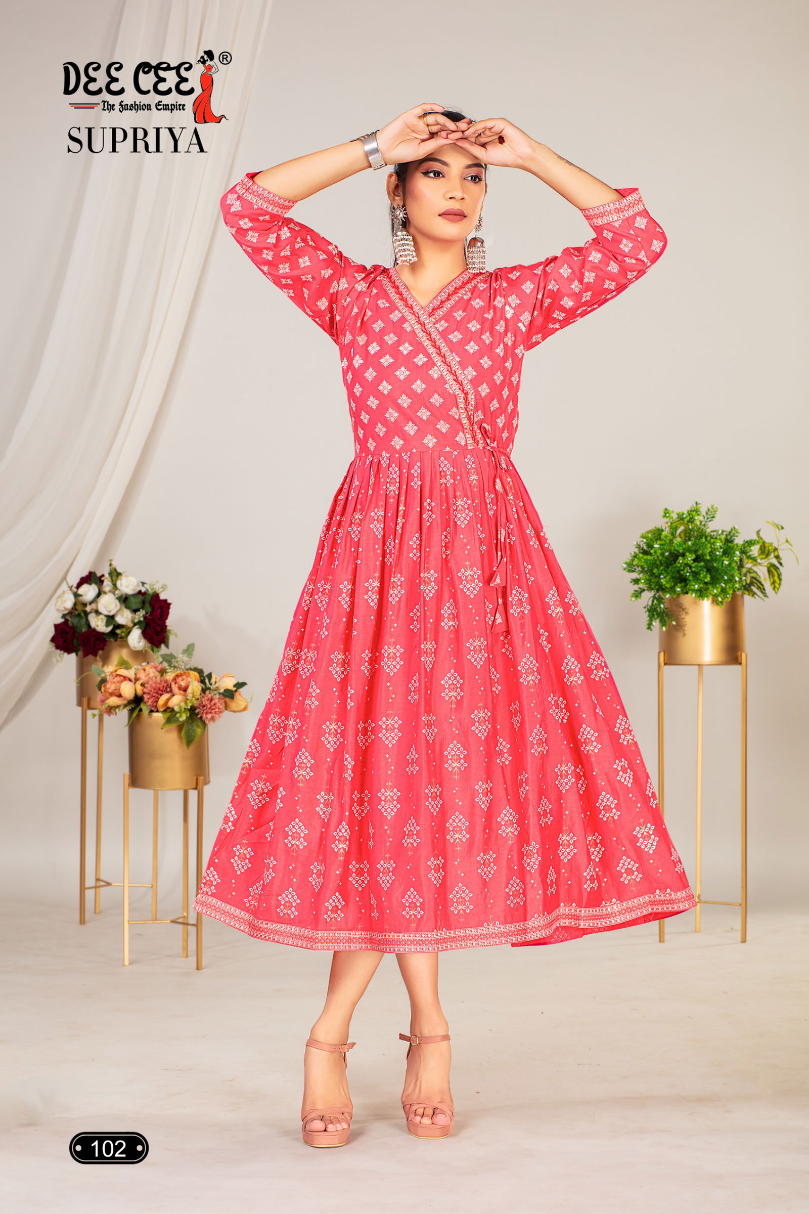 Supriya By Deecee Dobby Digital Printed Kurti Wholesale Shop In Surat
